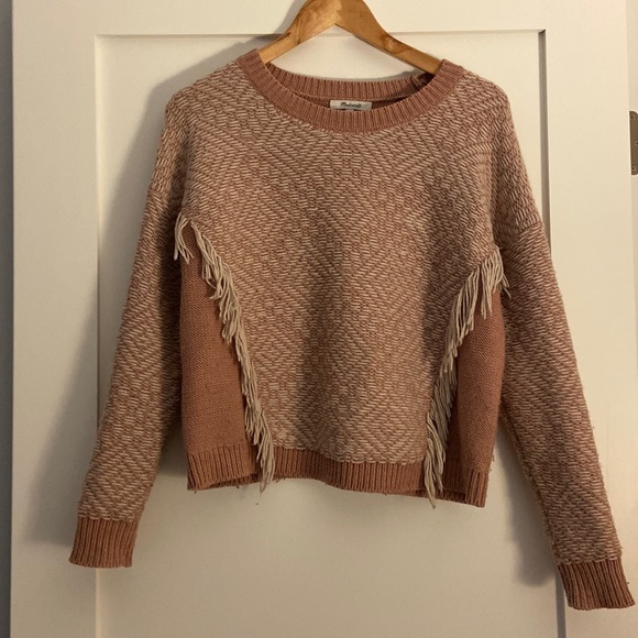 Madewell Sweaters - Madewell fringed sweater Size S